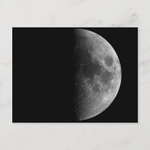 Phases of the moon postcard
