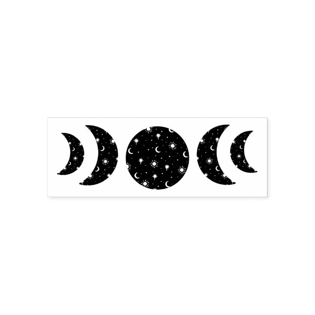 Phases of the Moon Self-inking Stamp (Design)