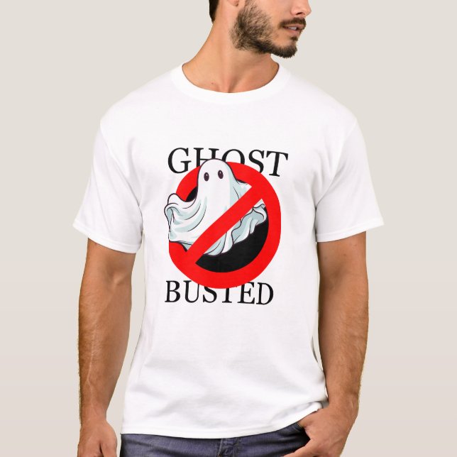 Phasmophobia Ghost Busted T-Shirt (Front)