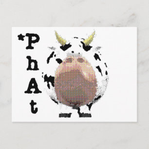 phat cow postcard