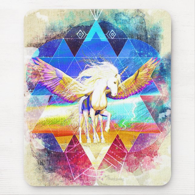 Phate-Arcynn Ahnna Jha Unicorn Mouse Pad (Front)