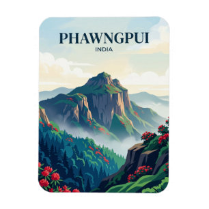 Phawngpui Blue Mountain National Park India Magnet