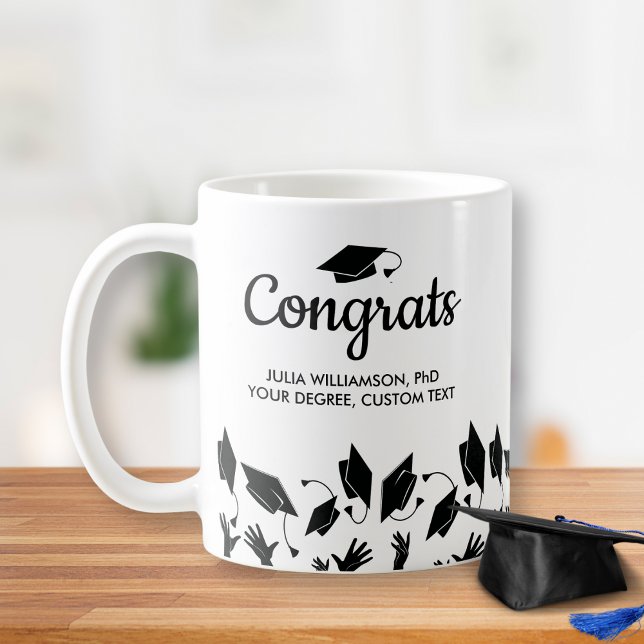 PhD Doctorate Degree Graduation Gift Congrats Grad Coffee Mug (Creator Uploaded)