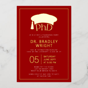 Phd Doctorate Hat Doctoral Degree Graduation