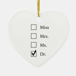 PhD gifts for women Ceramic Tree Decoration