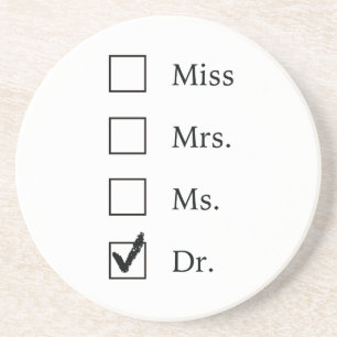 PhD gifts for women Coaster