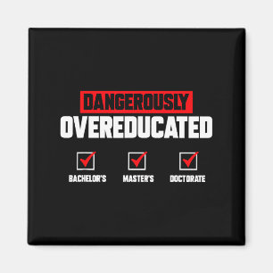 Phd graduate doctorate degree ph.d. graduation magnet