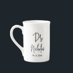 PhD Graduation Gift Doctorate Degree Graduate Bone China Mug<br><div class="desc">Medical Graduation Gifts for Men Women</div>