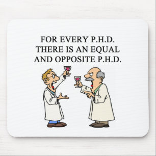 PHD proverb Mouse Pad