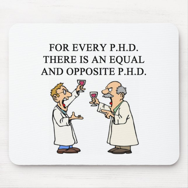 PHD proverb Mouse Pad (Front)