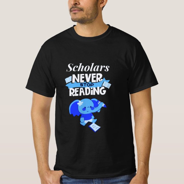 Phd scholar doctoral degree themed T-Shirt (Front)