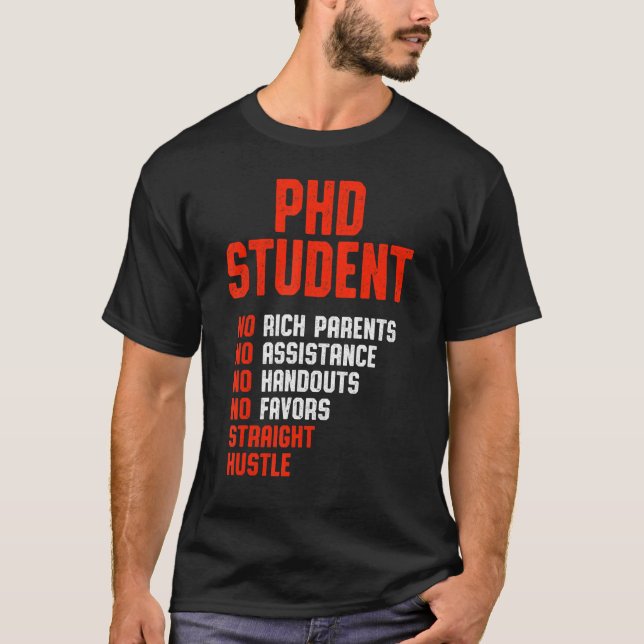 PhD Student Dissertation Doctorate Graduation 22 T-Shirt (Front)