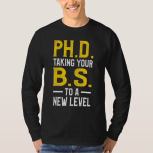 PhD Student Dissertation Doctorate Graduation 48 T-Shirt