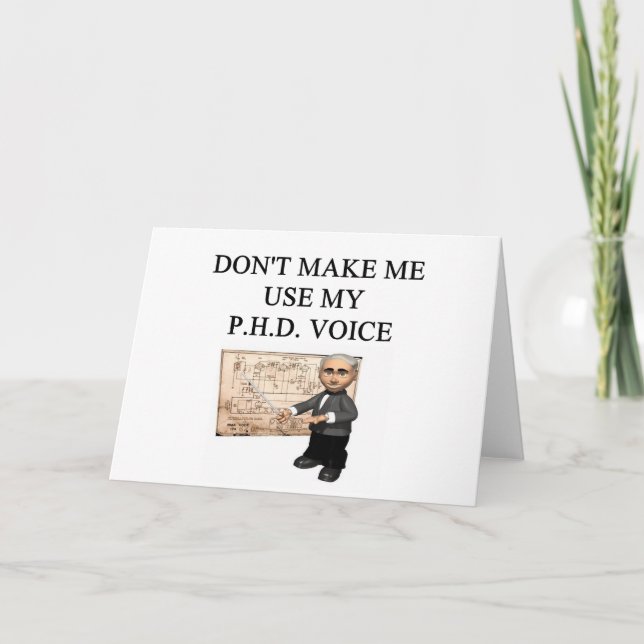 PHD voice Card (Front)