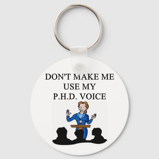 PHD voice Key Ring (Front)