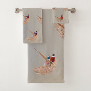 Pheasant Bath Towel Set