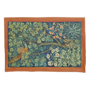 Pheasant Bird in a Tree (by William Morris) Pillowcase