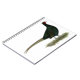 Pheasant Black Rooster Notebook