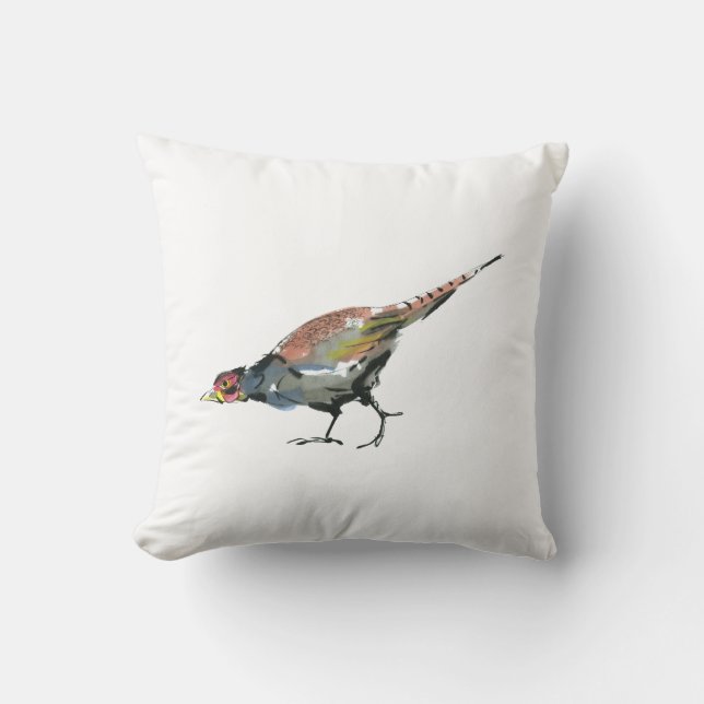Pheasant Cushion (Front)