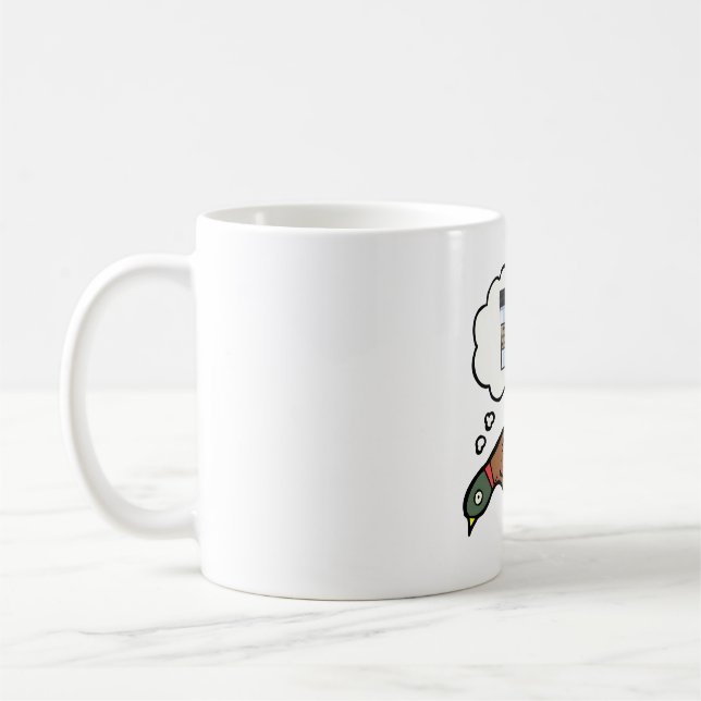 Pheasant dreams of coffee mug (Left)