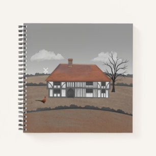 Pheasant Farmhouse Notebook