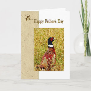 Pheasant Father's Day Card
