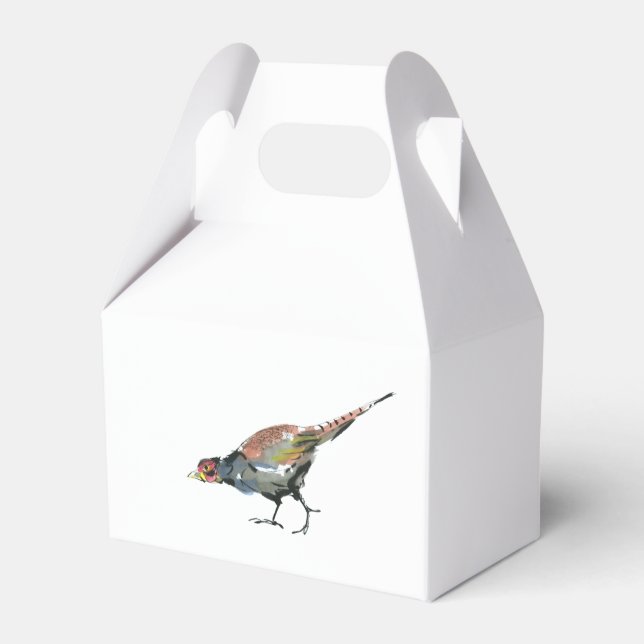 Pheasant Favour Box (Front Side)