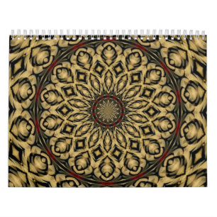 Pheasant Feathers Kaleidoscope Calendar