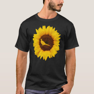 Pheasant For Women Men Bird Monal Sunflower T-Shirt