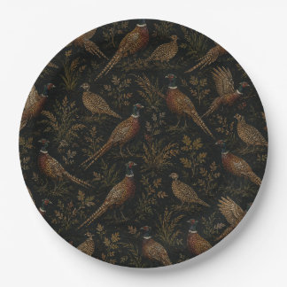  Pheasant Heritage Paper Plate