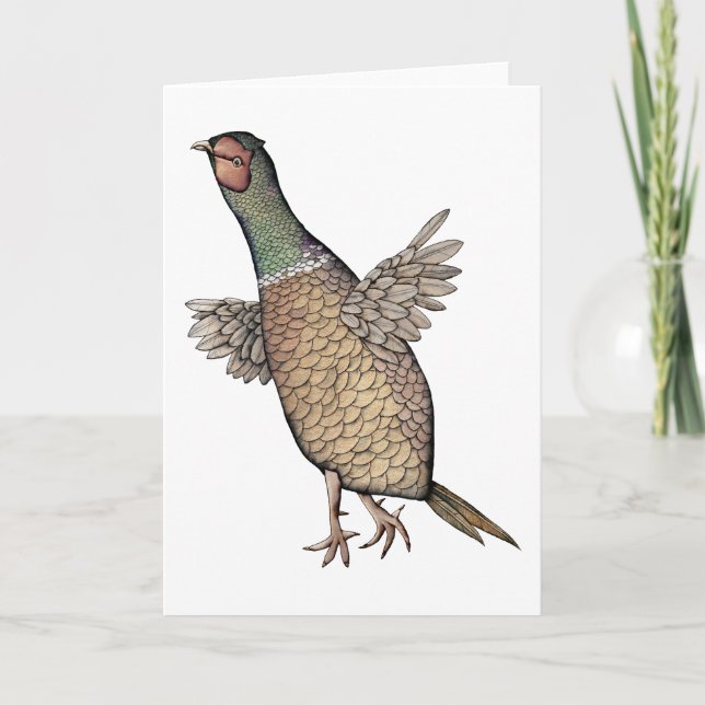 Pheasant Holiday Card (Front)