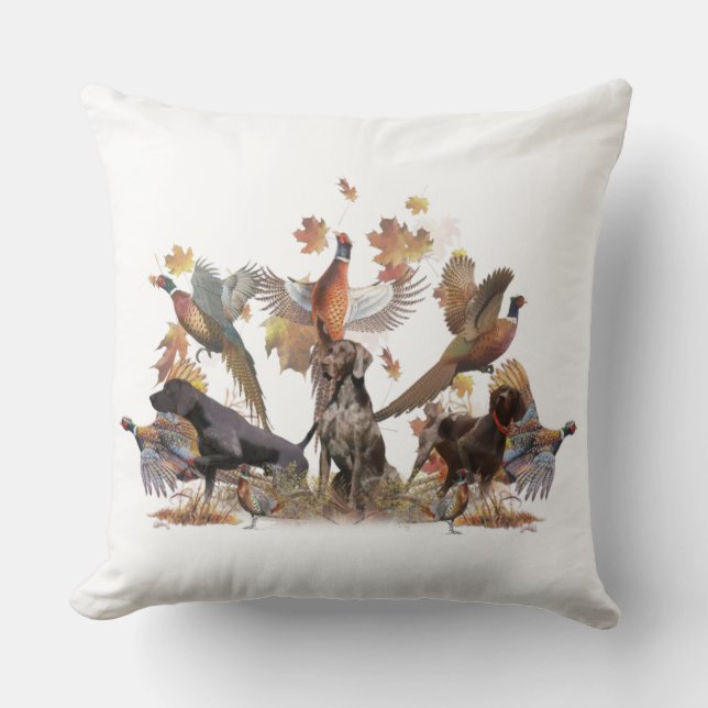 Pheasant hunting  cushion (Front)
