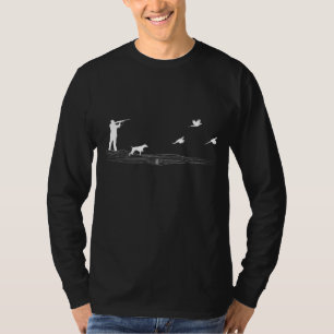 Pheasant Hunting for Men Upland Bird Hunter Dog Gr T-Shirt