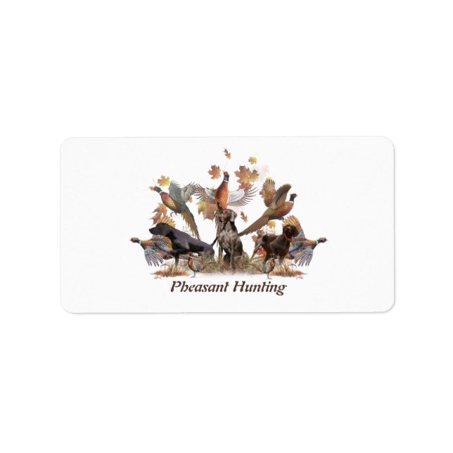 Pheasant Hunting  Label (Front)