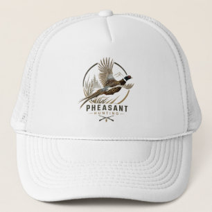 Pheasant Hunting Logo Trucker Hat