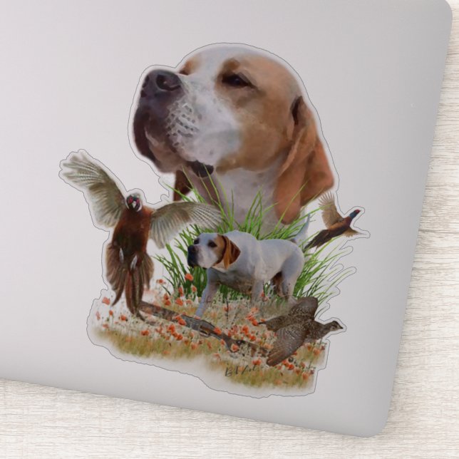 Pheasant Hunting with Pointers, Art    (Detail)