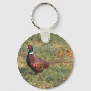 Pheasant Key Ring