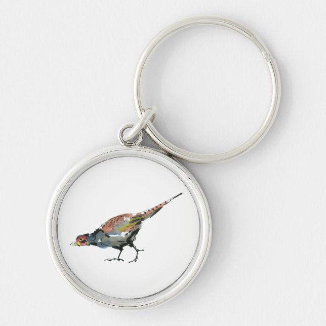 Pheasant Key Ring (Front)