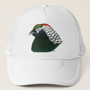 Pheasant: Lady Amherst Rooster Trucker Hat