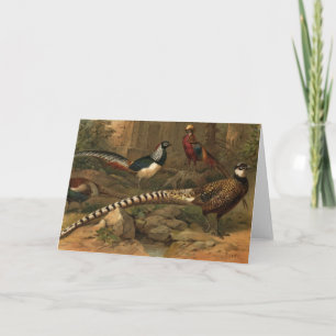 Pheasant note card