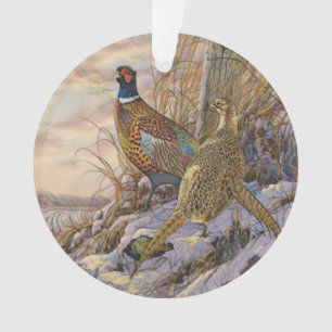 Pheasant ornament