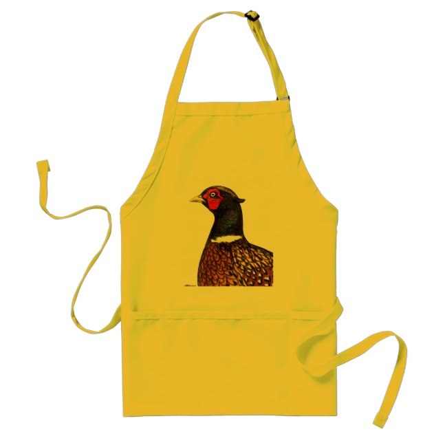 Pheasant:  Ringneck Head Standard Apron (Front)