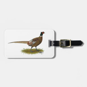 Pheasant Rooster Luggage Tag