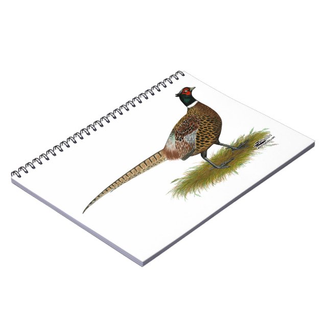 Pheasant Rooster Notebook (Left Side)