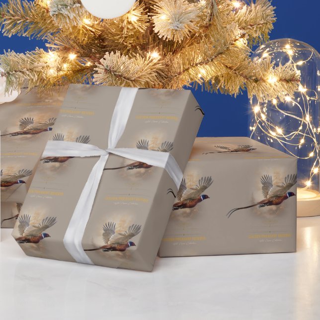 Pheasant, Royal Hunting Wrapping Paper (Holidays)