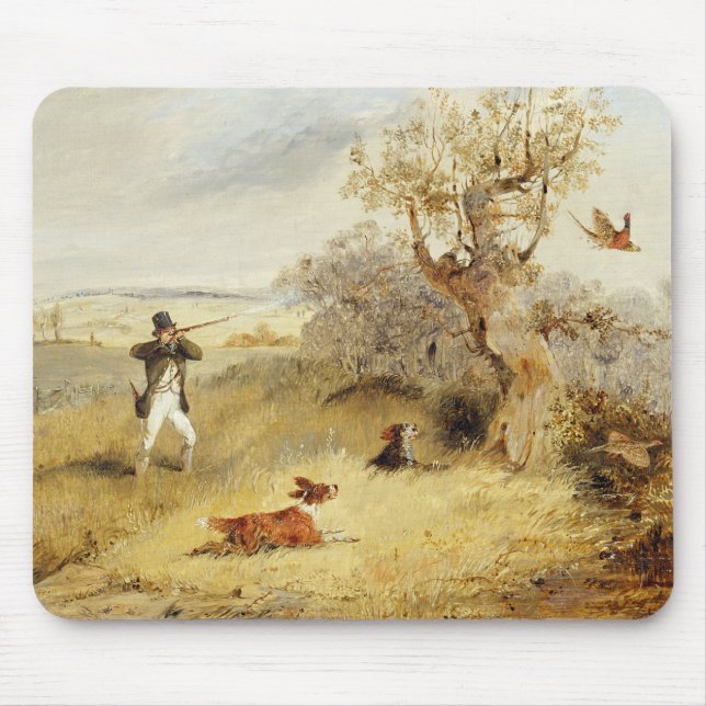 Pheasant Shooting (oil on canvas) 2 Mouse Pad (Front)