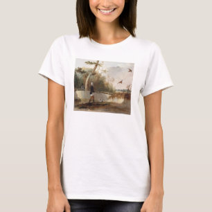 Pheasant Shooting (oil on canvas) T-Shirt