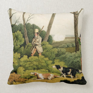 'Pheasant Shooting', pub. by Thomas McLean, 1820 ( Cushion