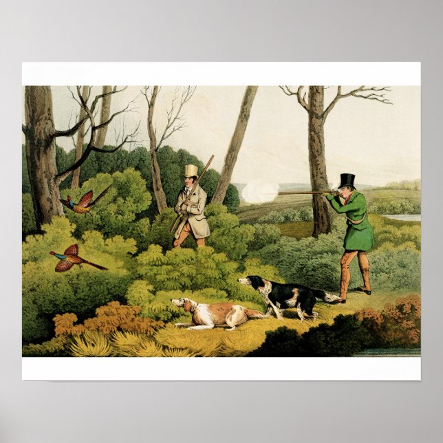 'Pheasant Shooting', pub. by Thomas McLean, 1820 ( Poster (Front)