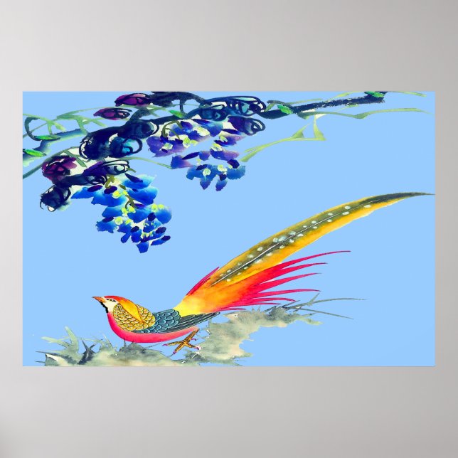 Pheasant Standing poster Drawing 3 (Front)